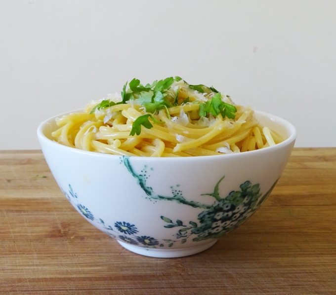 w_lemony pasta bowl